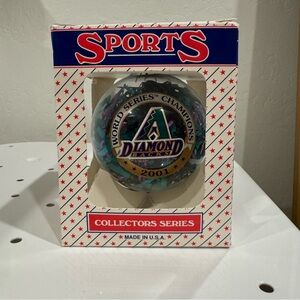 Vintage 2001 Sports Collectors Arizona Diamondbacks Christmas Ornament